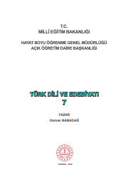 Türk dili ve edebiyyatı 7